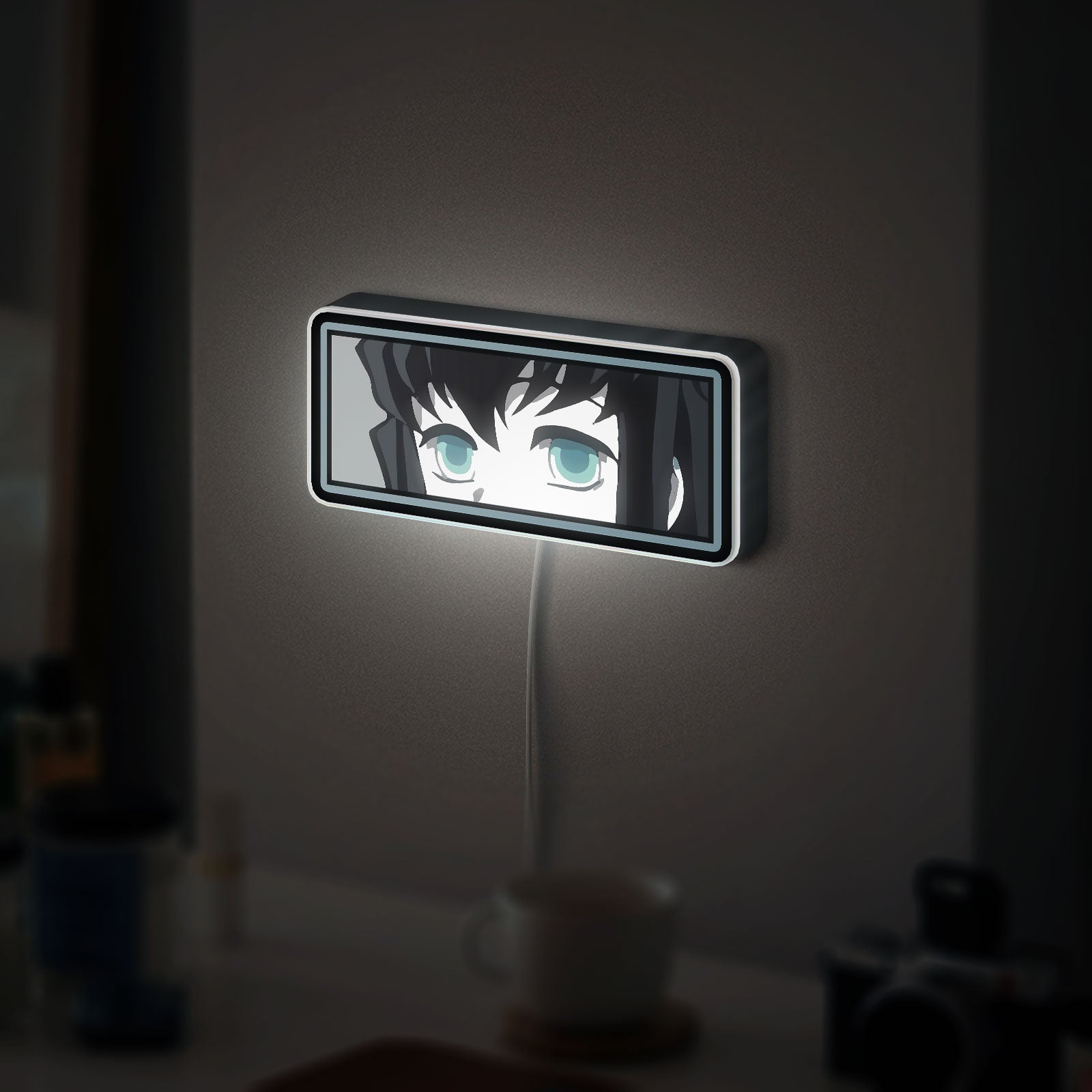 Muichiro Tokito Glow Lamp - Demon Slayer Inspired Night Light, Anime Character LED Decor, Japanese Style Collectible for Fans