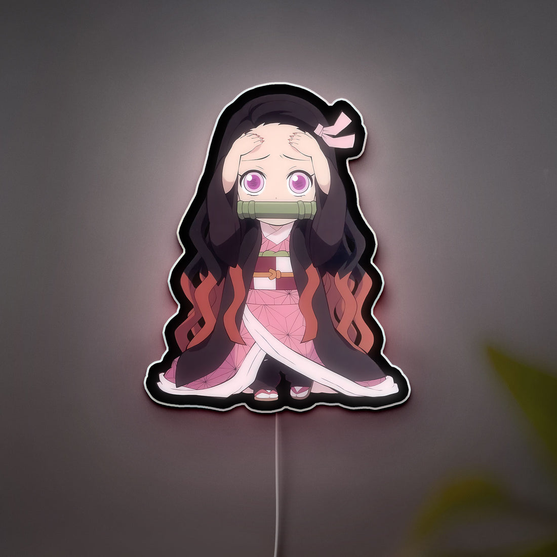 Demon Slayer Glow Lamp - Anime Night Light with Hashira Design, Japanese Manga Inspired LED Decor for Fans, Unique Otaku Gift