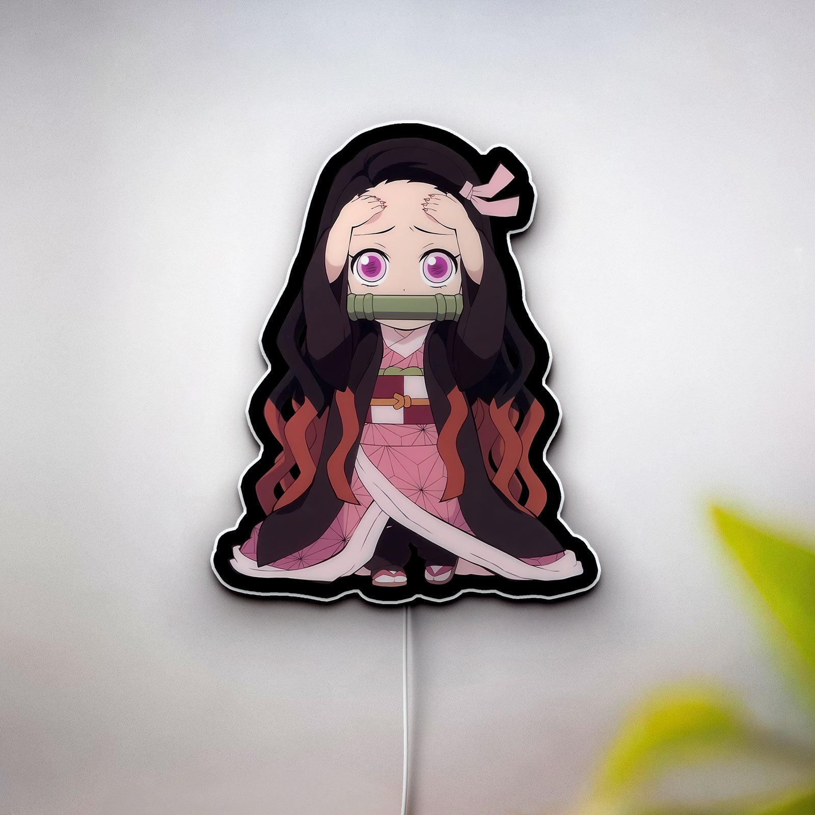 Demon Slayer Glow Lamp - Anime Night Light with Hashira Design, Japanese Manga Inspired LED Decor for Fans, Unique Otaku Gift