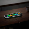 Engineer Glow Lamp - Gear Shaped Night Light, Industrial Decor for Engineering Students, Unique Desk Lamp for Tech Enthusiasts