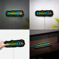 Engineer Glow Lamp - Gear Shaped Night Light, Industrial Decor for Engineering Students, Unique Desk Lamp for Tech Enthusiasts