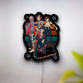 Gorillaz Glow Light - 2D Murdoc Noodle Russell Band LED Sign, Jamie Hewlett Art Inspired Night Lamp, Music Fan Room Decor