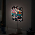 Gorillaz Glow Light - 2D Murdoc Noodle Russell Band LED Sign, Jamie Hewlett Art Inspired Night Lamp, Music Fan Room Decor