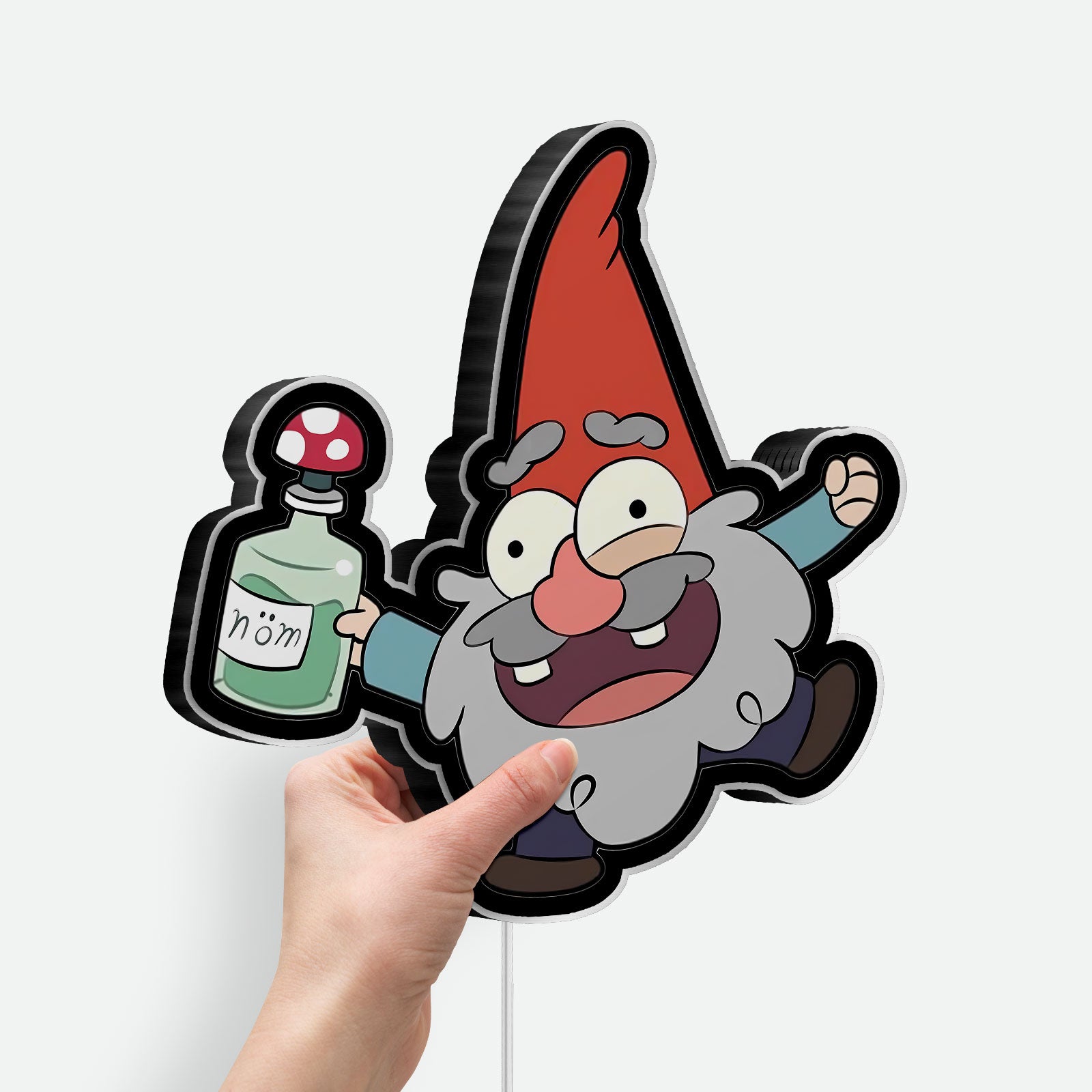 Shmebulock Glow Light - Gravity Falls Character Night Lamp, Animated Show Collectible, Whimsical LED Decor for Disney XD Fans