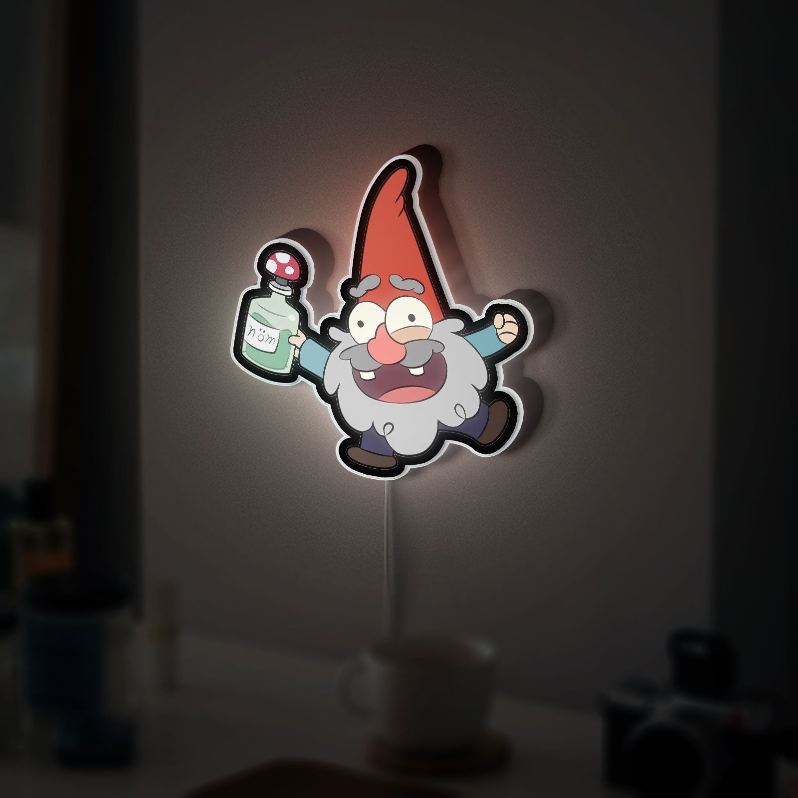 Shmebulock Glow Light - Gravity Falls Character Night Lamp, Animated Show Collectible, Whimsical LED Decor for Disney XD Fans