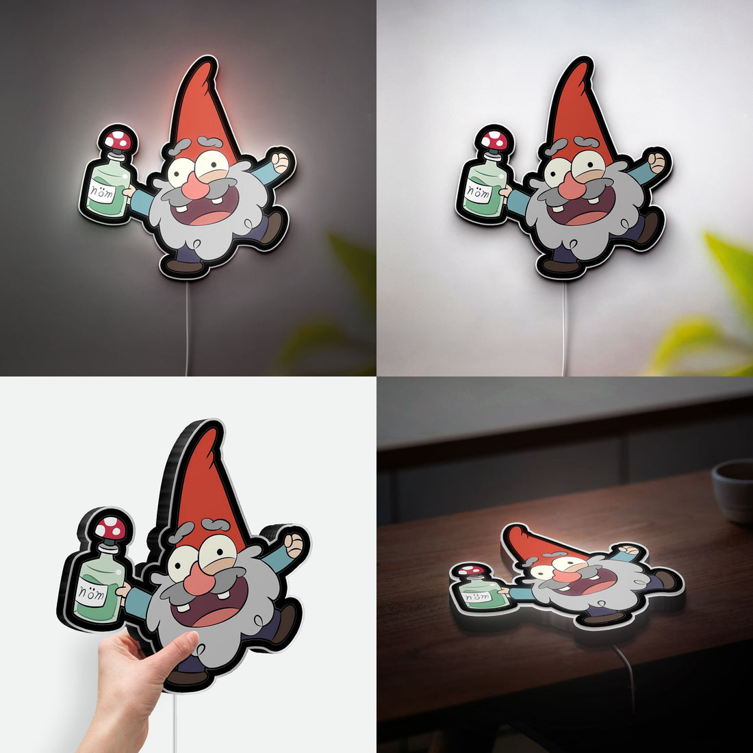 Shmebulock Glow Light - Gravity Falls Character Night Lamp, Animated Show Collectible, Whimsical LED Decor for Disney XD Fans