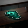 Dark Mark Glow Light - Harry Potter Inspired Night Lamp, Deathly Hallows Decor, Slytherin House LED Sign for Wizarding World Fans