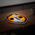 Naruto Uzumaki Glow Lamp - Anime LED Night Light, Hokage Inspired Room Decor, Ninja Character Sign for Anime Fans