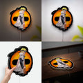 Naruto Uzumaki Glow Lamp - Anime LED Night Light, Hokage Inspired Room Decor, Ninja Character Sign for Anime Fans