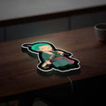 Roronoa Zoro Glow Lamp - One Piece Anime Night Light, Swordsman Character LED Decor, Green Hair Anime Gift for Fans