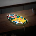 Pikachu Glow Lamp - Pokemon Themed Night Light, Anime Bedroom Decor, LED Sign for Pokemon Fans