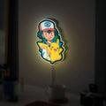 Pikachu Glow Lamp - Pokemon Themed Night Light, Anime Bedroom Decor, LED Sign for Pokemon Fans