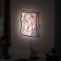 Mewtwo Evolution Glow Light - Psychic Pokemon Night Lamp, Nintendo Gaming Room Decor, Collectible LED Sign for Pokemon Fans