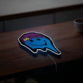 Melting Smiley Face Glow Light - Psychedelic Night Lamp, Trippy Room Decor, 90s Retro LED Sign for Rave & Bedroom