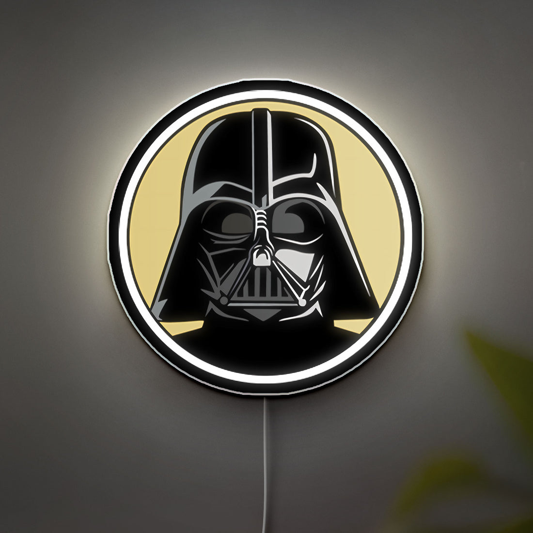 Darth Vader Glow Light - Star Wars Themed Night Lamp, Galactic Empire LED Decor, Sith Lord Collectible for Fans
