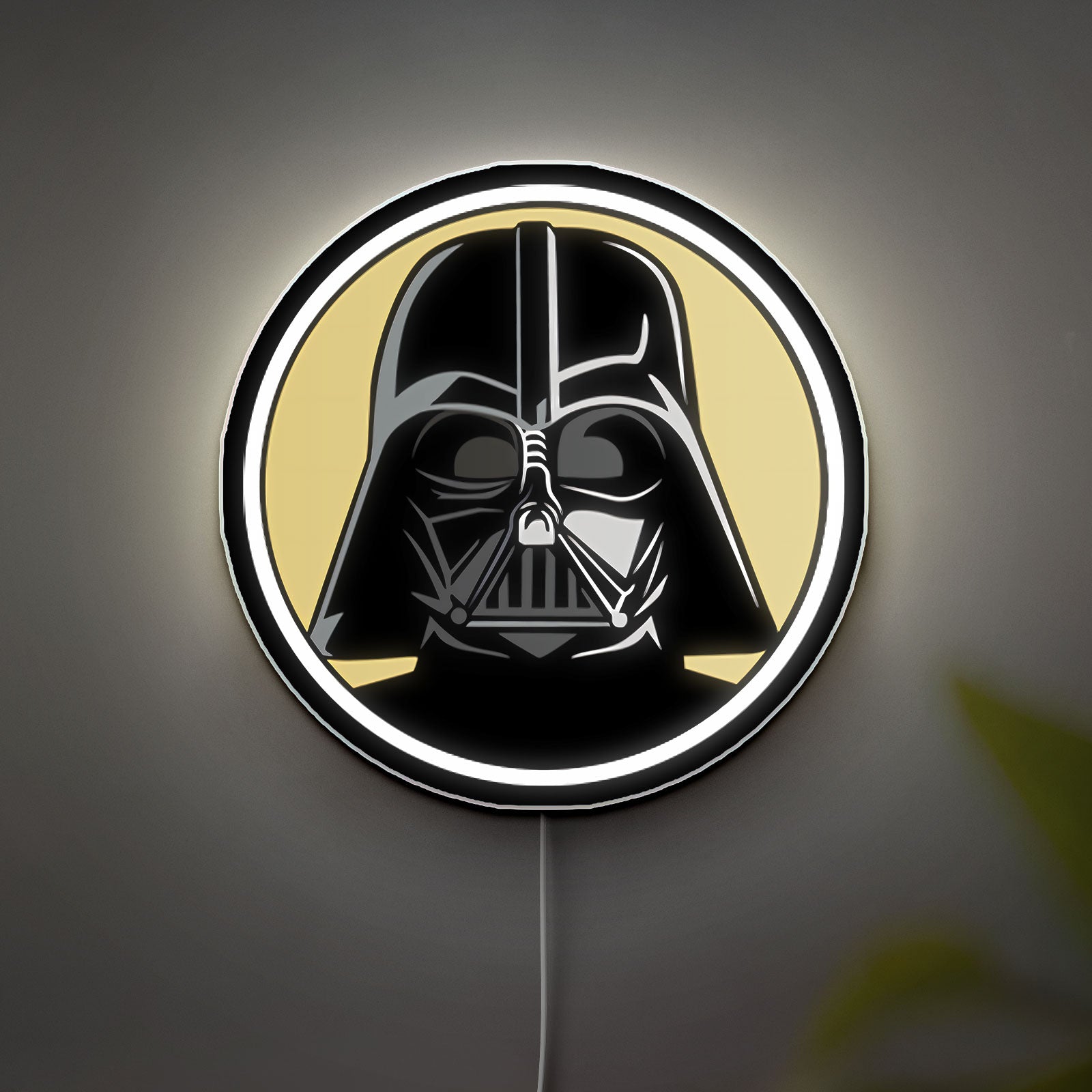 Darth Vader Glow Light - Star Wars Themed Night Lamp, Galactic Empire LED Decor, Sith Lord Collectible for Fans