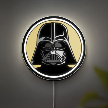 Darth Vader Glow Light - Star Wars Themed Night Lamp, Galactic Empire LED Decor, Sith Lord Collectible for Fans