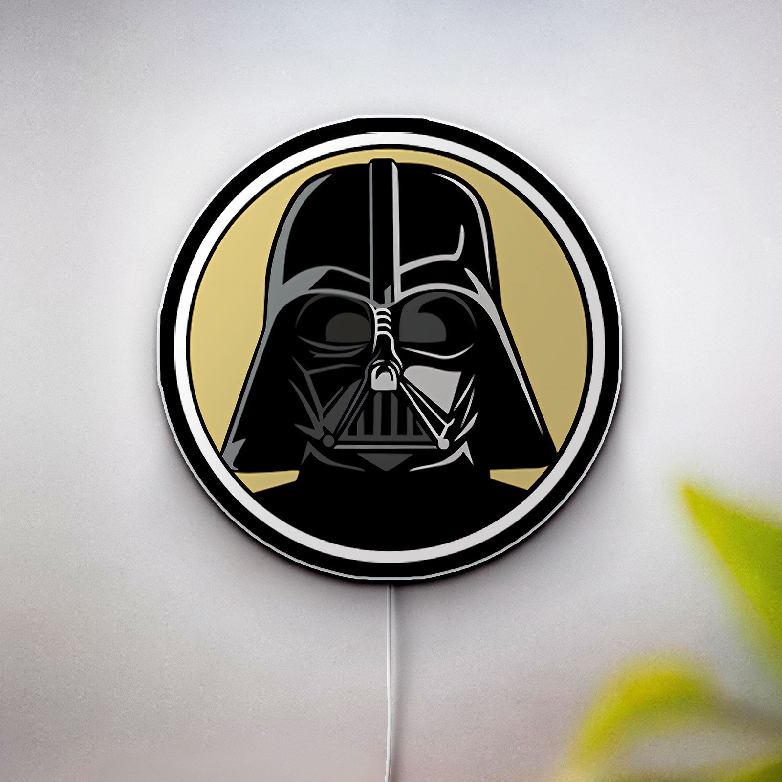 Darth Vader Glow Light - Star Wars Themed Night Lamp, Galactic Empire LED Decor, Sith Lord Collectible for Fans