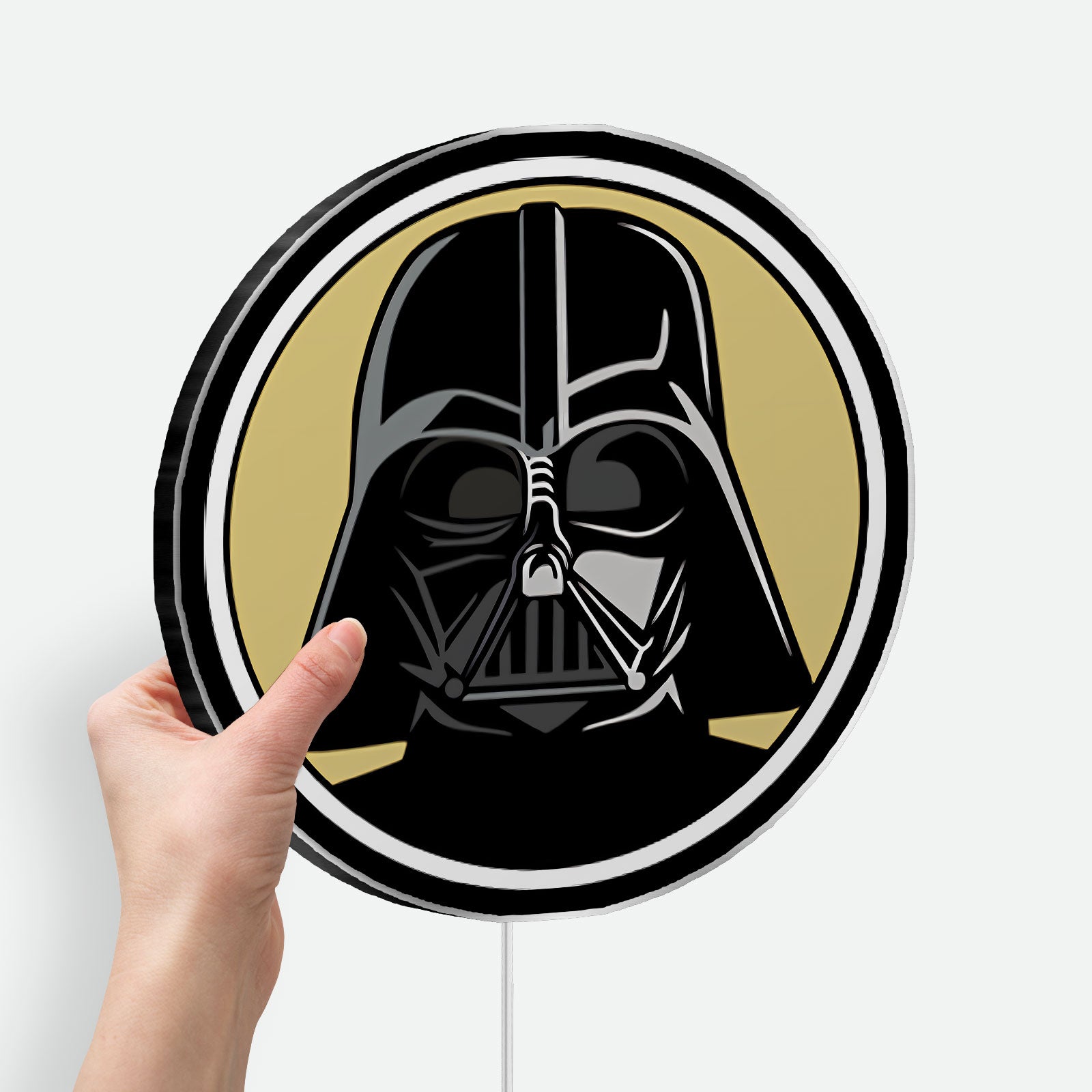 Darth Vader Glow Light - Star Wars Themed Night Lamp, Galactic Empire LED Decor, Sith Lord Collectible for Fans
