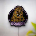 Chewbacca Glow Lamp - Star Wars Themed Night Light, Wookiee Character LED Decor