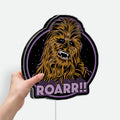 Chewbacca Glow Lamp - Star Wars Themed Night Light, Wookiee Character LED Decor