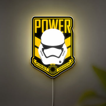 First Order Stormtrooper Glow Light - Star Wars The Force Awakens Collectible, Disney-Inspired LED Night Lamp for Fans