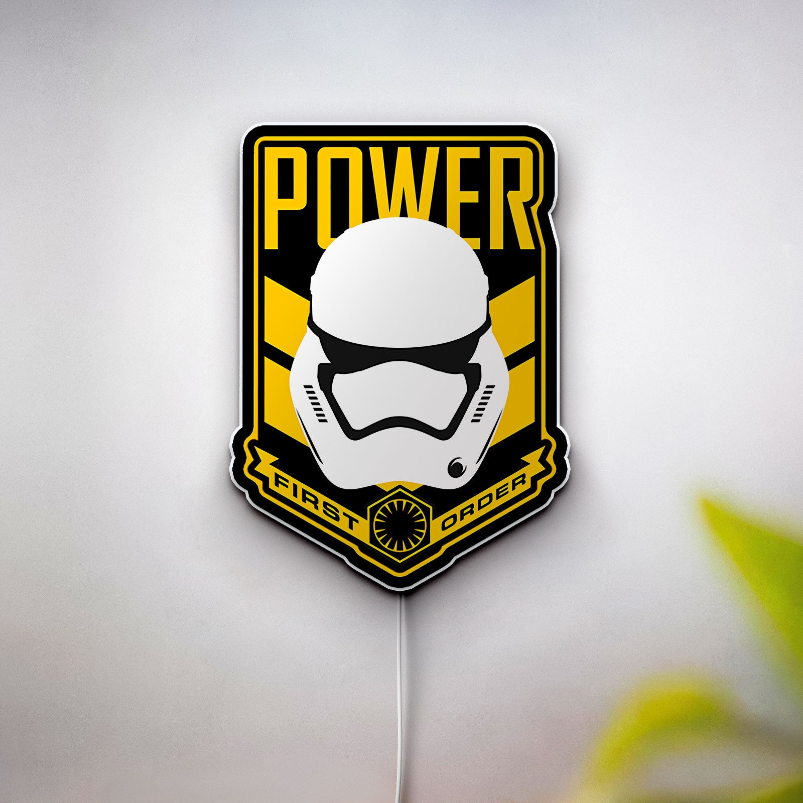 First Order Stormtrooper Glow Light - Star Wars The Force Awakens Collectible, Disney-Inspired LED Night Lamp for Fans