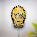 Star Wars Droid Glow Light - C-3PO Inspired LED Night Lamp, Sci-Fi Room Decor, Galactic Collectible for Star Wars Fans