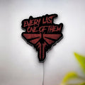 The Last of Us Glow Light - Post-Apocalyptic Night Lamp, Video Game Inspired Decor, Clicker Zombie LED Sign for Gamers