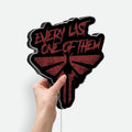 The Last of Us Glow Light - Post-Apocalyptic Night Lamp, Video Game Inspired Decor, Clicker Zombie LED Sign for Gamers