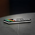 ARC Raiders Sci-Fi Looter Shooter LED lightbox lying flat on a desk with white glow