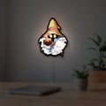 Final Fantasy IX Vivi Ornitier LED lightbox hanging on a room wall with soft white light