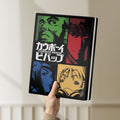 Unlit Cowboy Bebop Spike Spiegel Anime LED lightbox held by hand to show size and details