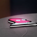 Futurama Doctor Zoidberg Comedy LED lightbox lying flat on a desk with white glow