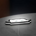Frieren Beyond Journeys End Elf LED lightbox lying flat on a desk with white glow