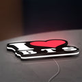 I love BT LED lightbox lying flat on a desk with white glow