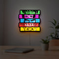 Cowboy Bebop Spike Spiegel Anime LED lightbox hanging on a room wall with soft white light
