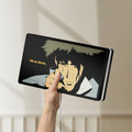 Unlit Cowboy Bebop Spike Spiegel Anime LED lightbox held by hand to show size and details