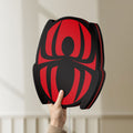 Unlit Spider-Man LED lightbox held by hand to show size and details
