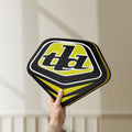 Unlit Troy Lee Designs LED lightbox held by hand to show size and details