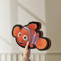 Unlit Sharan Rudrox Nemo Mesh LED lightbox held by hand to show size and details