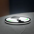 Spawn Mask LED lightbox lying flat on a desk with white glow