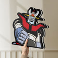 Unlit Mazinger Z LED lightbox held by hand to show size and details
