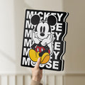 Unlit Mickey Mouse LED lightbox held by hand to show size and details
