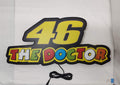 60cm 26Xbau0042 Glowing Wall Art - The doctor led light box 08 unlit flat front view, unique wall art for desk and room decor