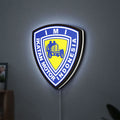 Ikatan Motor Indonesia LED lightbox hanging on a wall with white glow