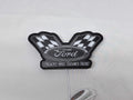 Ford Racing LED Sign (20cm) - Unlit flat lay front details, perfect for garage and man cave decor
