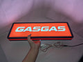50cm Gasgas Glowing Wall Art - Illuminated handheld size reference, unique wall art for desk and room decor