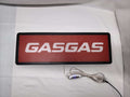 50cm Gasgas Glowing Wall Art - Unlit flat lay front details, unique wall art for desk and room decor