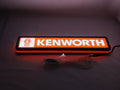 40cm Kenworth 3D Printed Sign - Illuminated flat lay angled view, perfect for garage and man cave decor